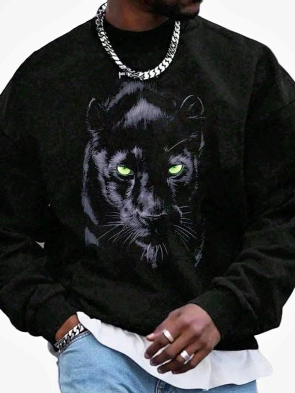 Black Panther Graphic Sweatshirt